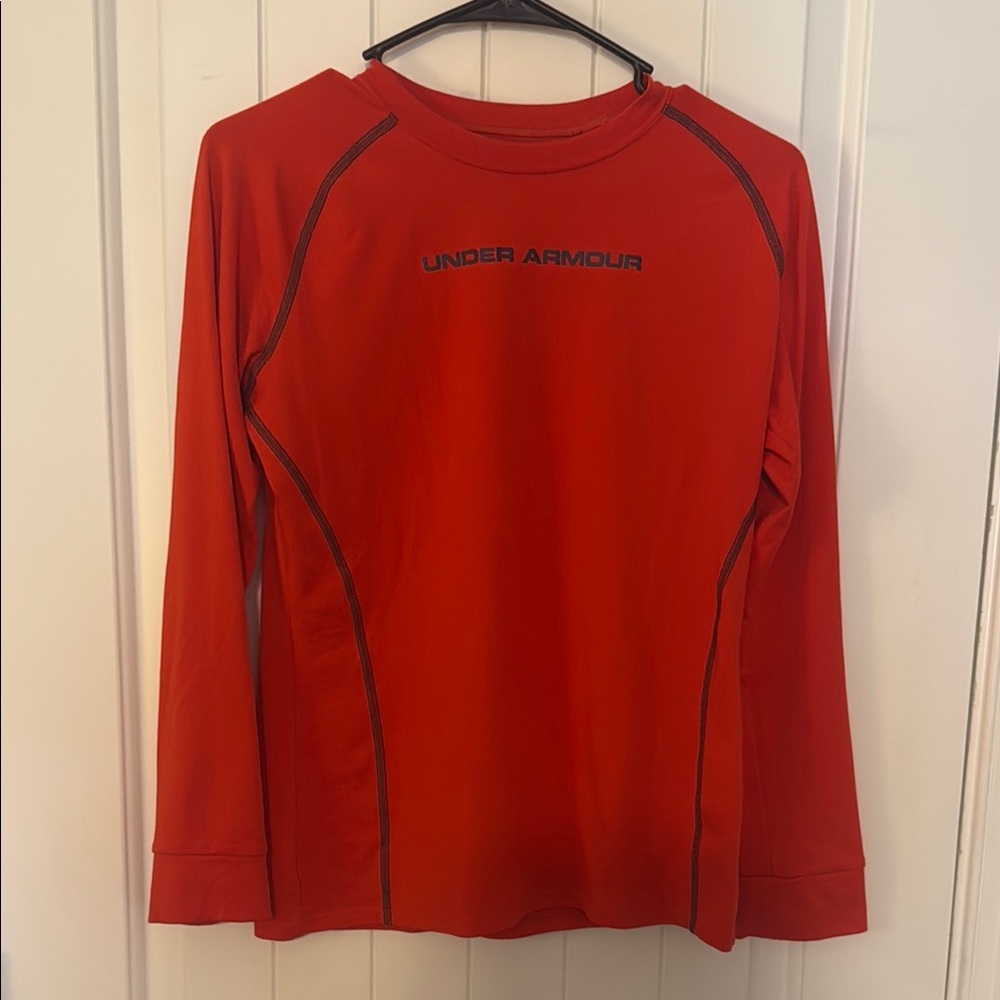 Under Armour Red Long Sleeve Shirt
